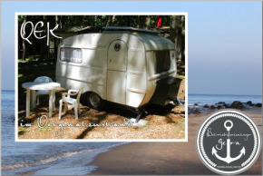 DDR Wohnwagen QEK direkt am Strand, Dranske